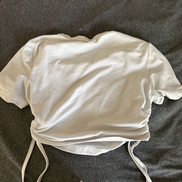 Shein Tie Butterfly Crop Top - Picture 3 of 4